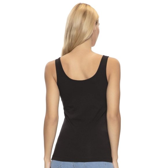 NWT Felina Women's Reversible Neckline 4 Pack Cotton Tank Top Size M $65 9C192 - Picture 8 of 8